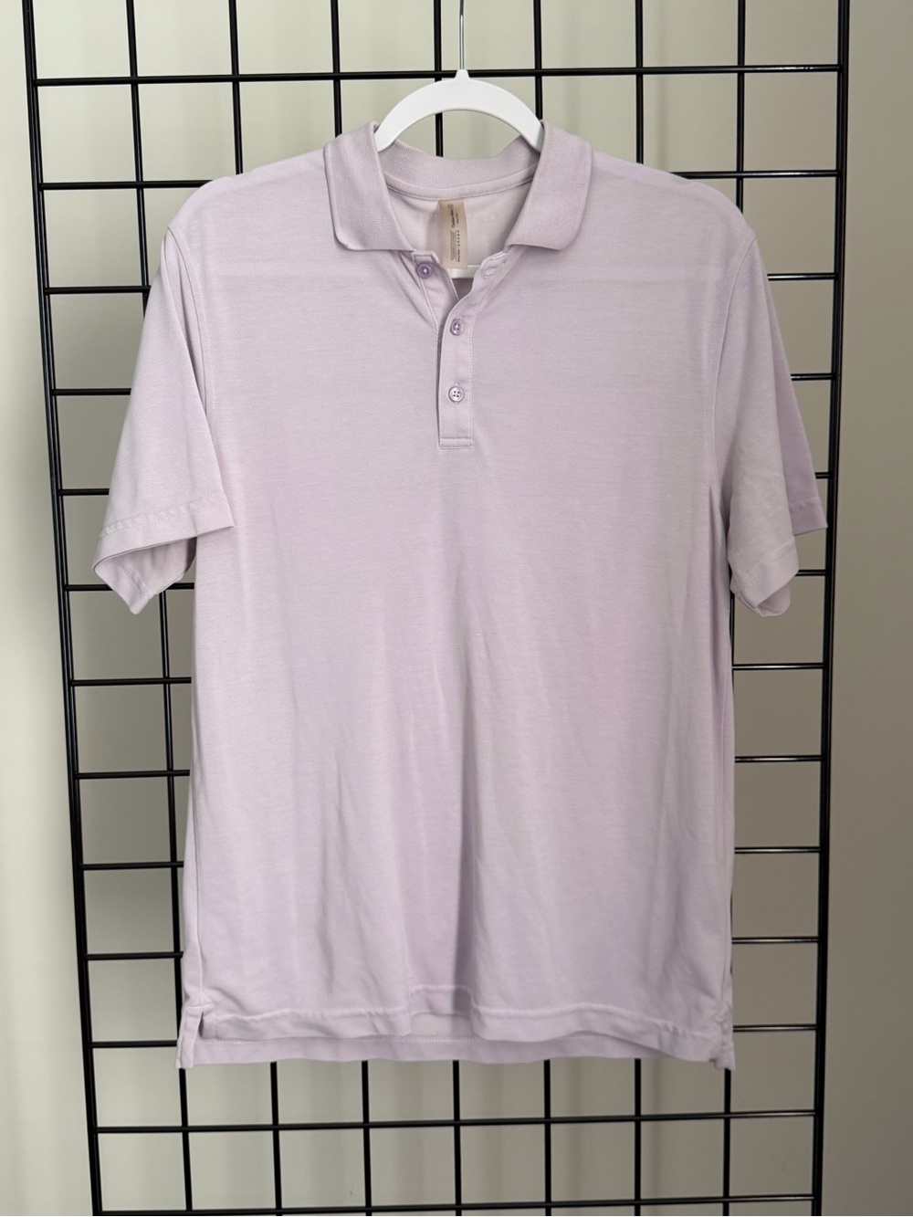 Outdoor Voices Men's Lavender Polo Shirt
